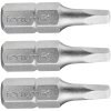 hrot čtverec sada 3ks, SQ 1x25mm, S2