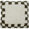 House Doctor Bavlnený poťah na vankúš Chess Green 50 × 50 cm