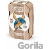 Drevenné puzzle – korytnačka veľkosť M v drevenom boxe - ECO WOOD ART