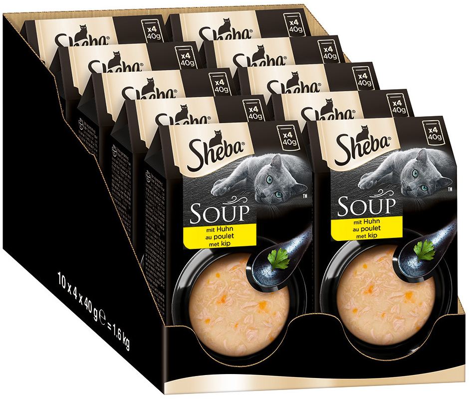 Sheba Classic Soup kuracie 40 x 40 g