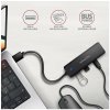 AXAGON HUE-C2A, 4× USB 5Gbps TRAVEL hub, 2× USB-A + 2× USB-C, USB-C napájení, kabel USB-A 19cm (HUE-C2A)