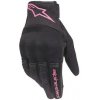 ALPINESTARS rukavice STELLA COPPER, ALPINESTARS (černá/růžová, vel. S)