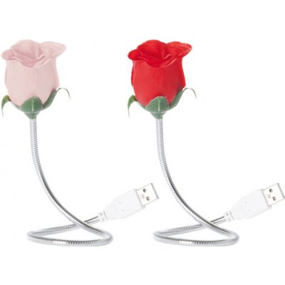 USB lampička led Ruža rôzne farby