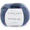 COTTON-YAK Katia Farby COTTON-YAK: 116 džínsová