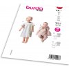 Strih Burda 9201 - Detské šaty s elastickým pásom
