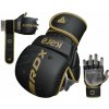 RDX MMA SPARRING BOXING GLOVES, KARA SERIES F6, BLACK-GOLD, Typ a farba gold, Veľkosť S