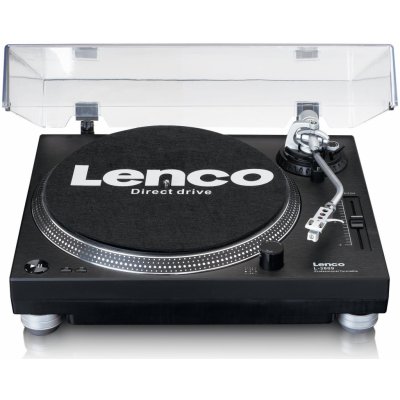 Lenco L-3809 (Gramofón s priamym náhonom a vstavaným stereo predzosilňovačom)