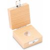 KERN 338-090-200 drevený kufrík na jednotlivé závažia od 1 mg do 500 mg