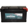 WEBBER Autobatéria 12V, 100AH, 800A,WA1000