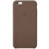 Apple iPhone 6 Plus/6S Plus Leather Case - olivovo hnedá