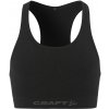 Craft Wool Seamless Bra, Black - sportovní podprsenka M/L