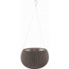 Keter 610131 Kvetináč COZY S závesný Harvest Brown