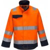PORTWEST Bunda Modaflame RIS MV35, reflexní POR-MV35ONRL L Oranžová/navy