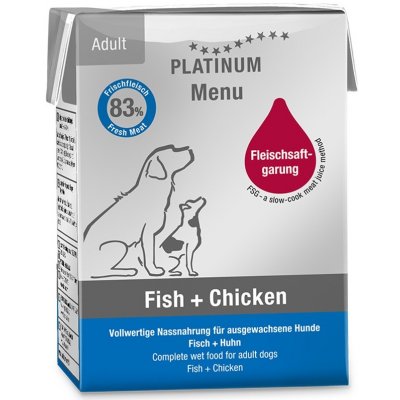 Platinum Menu Fish + Chicken - Ryby + Kurča 375 g