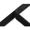 Suchý zips háčik + plyš šírka 20 mm PES čierna 25m