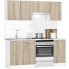 Kuchynská linka Naturel OAK 1,8 m KSETOAK