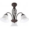 Trio Lighting Stropné svietidlo Rustica, hrdzavá farba, 3-pl. - 601000324