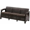 KETER Súprava záhradného nábytku Corfu Love Seat Max hnedá