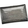Gregorio GF117 sivá lakovaná dámska peňaženka 12,5 x 8 x 3,5 cm