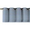 Dekoria Krátky záves na kolieskach, granátovo-biele káro, 390 x 40 cm, Quadro, 136-01