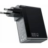 Mcdodo CH-8101 Napájací adaptér, USB-A + 2 x USB Type-C, GaN, konektor UK/US/EU, 100 W, čierny