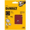 Dewalt DT3021 papier brúsny 115x115mm p60 dierovaný suchý zips 10ks