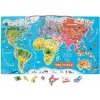 Mapa sveta – Drevené magnetické puzzle Janod (7+rokov)