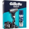 Gillette Darčeková Súprava S Holiacim Strojčekom Mach3 + Series Gél 75 ml + Škatuľka