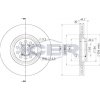 Brzdový kotúč ICER BRAKES 78BD6085-2