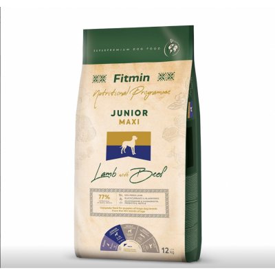 Fitmin Dog Maxi Junior Lamb & Beef 12 kg