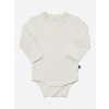 Detské body s dlhým rukávom z bambusu bielej MINYMO Veľkosť: 56