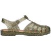 Melissa Módne tenisky Possession Shiny Sandals - Glitter Clear/Beige Zelená