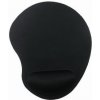 Mouse pad with soft wrist support, black (MP-ERGO-01)