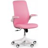 Kancelárska stolička so sieťovaným operadlom BUTTERFLY, ružová