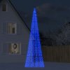 Svetlo na vianočný stromček na stožiar 1534 LED modré 500 cm-ForU-358119