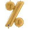 Balón Symbol % zlaté 100 cm