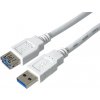 PremiumCord ku3paa5w USB 3.0 Super-speed 5Gbps A-A, MF, 9pin, 5m bílý