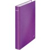 Leitz Wow 2 krúžkový zakladač lamino A4 4 cm purpurový