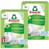 Tablety do umývačky riadu Frosch ekologické, s vôňou limetky, classic 140 ks