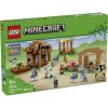 21596 LEGO® MINECRAFT Útok kúzelníka na dedinu; stavebnica pre hry na hrdinov s 11 figúrkami z videohry (dedinčania, železný golem atď.); 21596