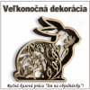 Veľkonočná dekorácia - ZAJAC - vzor C