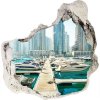 Fototapeta diera na stenu Marina v dubaji 75x75 cm