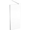 Geberit GEO - Sprchová stena Walk-In, 90x200 cm, strieborná/číre sklo 560.129.00.2