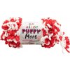 Alize Puffy More Červeno - biela 6556