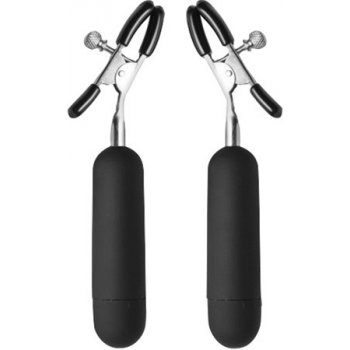 Dark Passion Vibrating Nipple Clamps