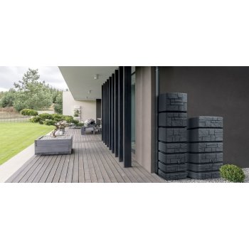 Prosperplast Tower Stone antracit IDTST500 500 l