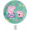 EKO papierové taniere - Prasiatko Pepina 20cm/8ks