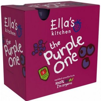 Ella´s Kitchen Ovocné pyré Purple One Čučoriedka 5 x 90 g