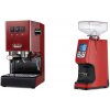 Gaggia New Classic EVO, red + Eureka Atom 60, ferrari red