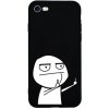 Middle finger funny kryt pre Apple iPhone 6 Plus/6S Plus Farva: Čierna